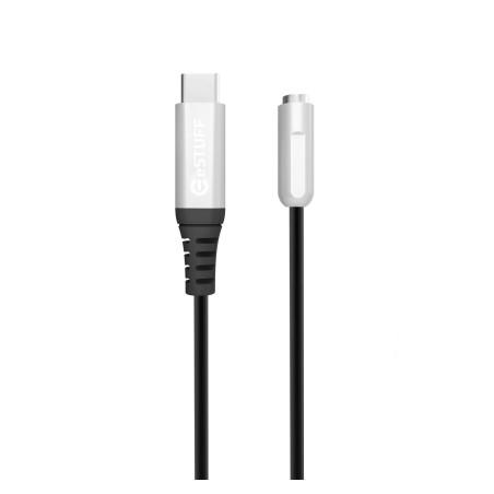 "High-Quality eSTUFF USB-C to Minijack Adapter - ES651660-BULK - Reliable Audio Connectivity"